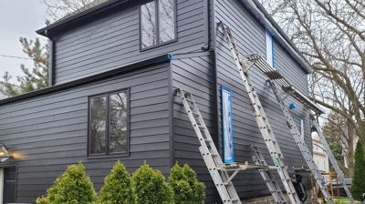 Hardie board home exterior